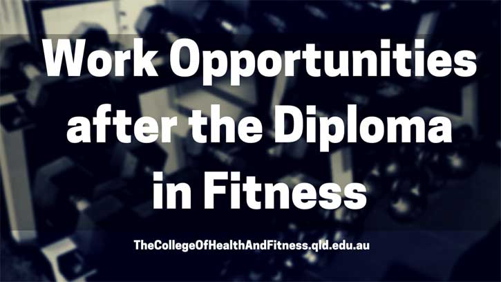 Diploma in Fitness Job Opportunities