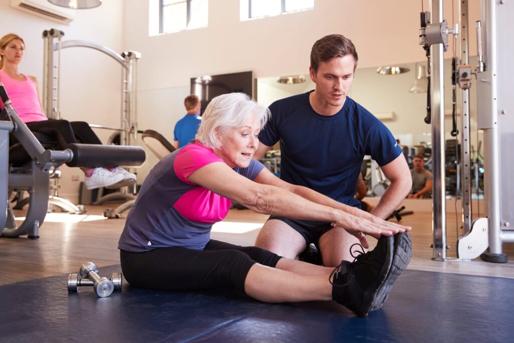 A personal trainer has many roles, especially for seniors